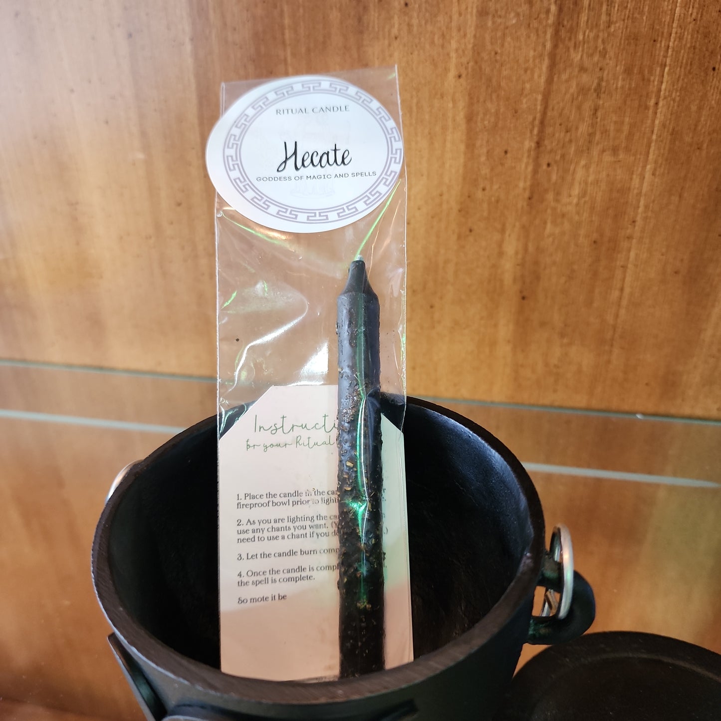Hecate Goddess Ritual Candle