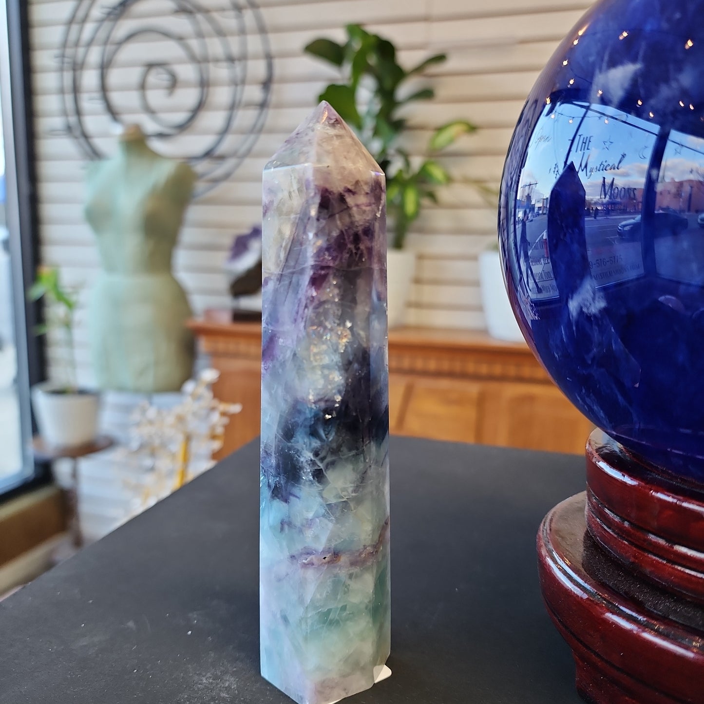 Rainbow Fluorite Large Towers