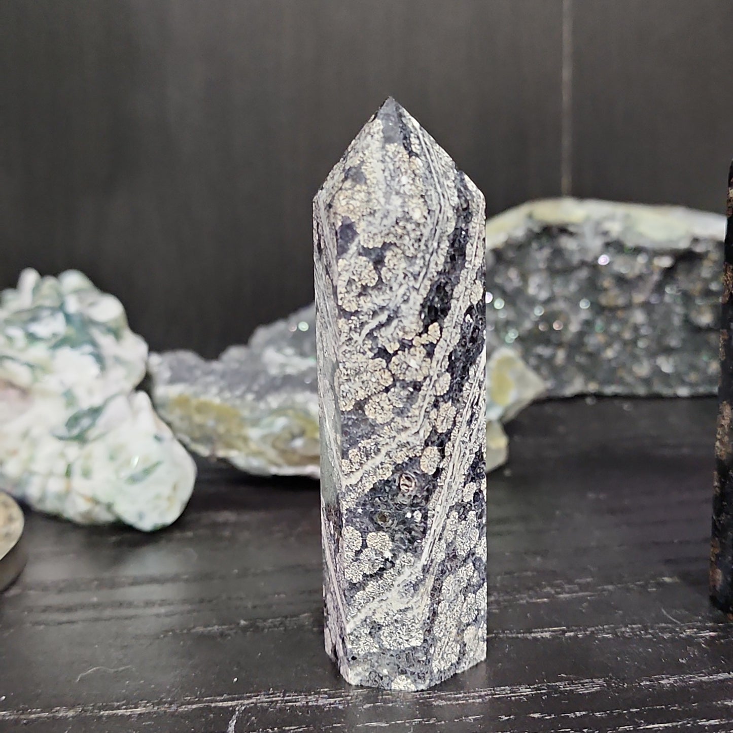 Red Snowflake Obsidian Tower
