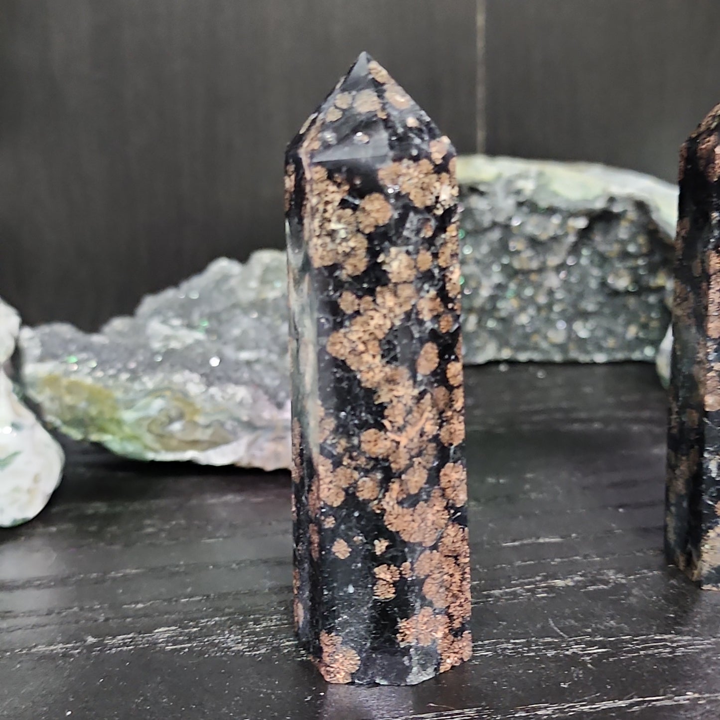 Red Snowflake Obsidian Tower