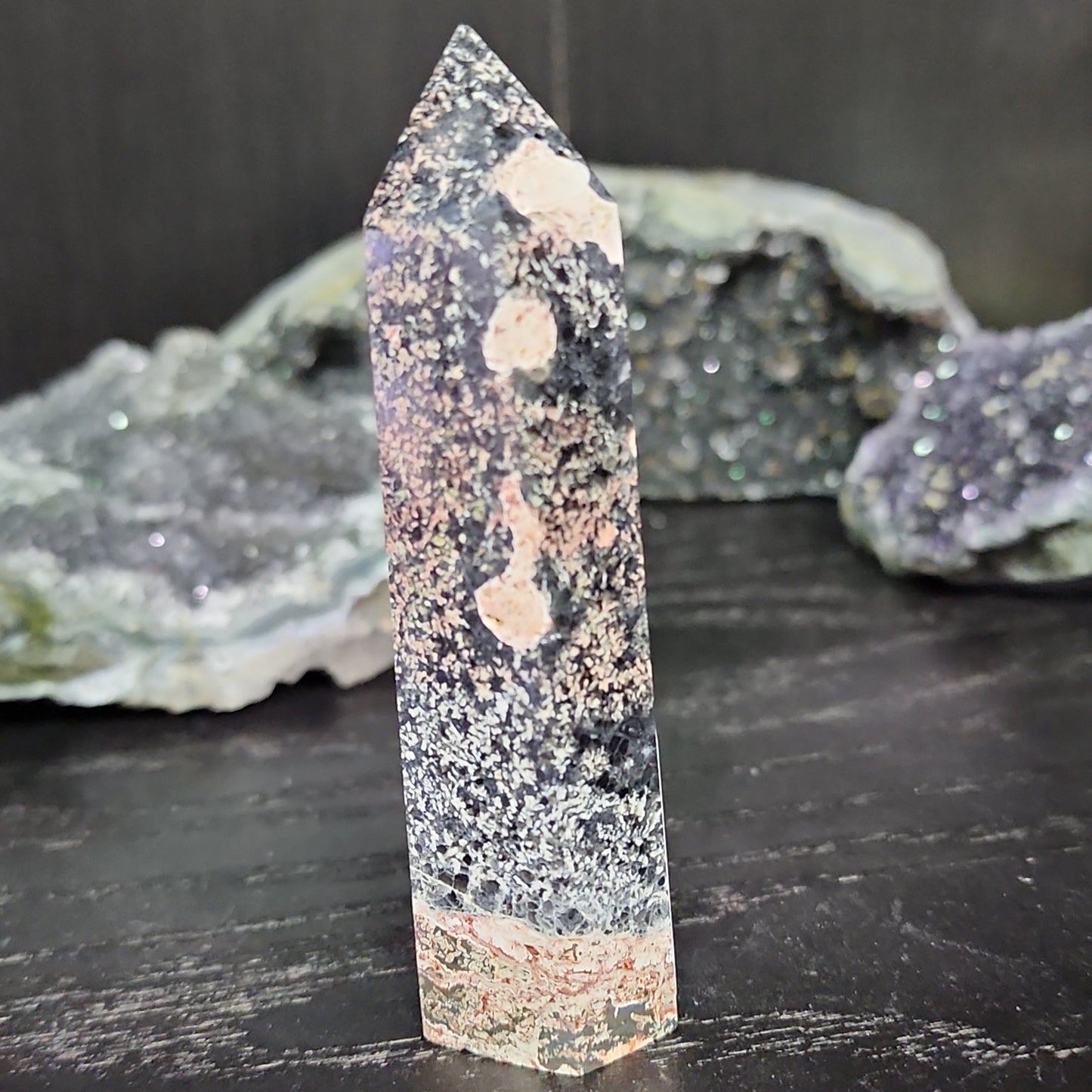 Red Snowflake Obsidian Tower