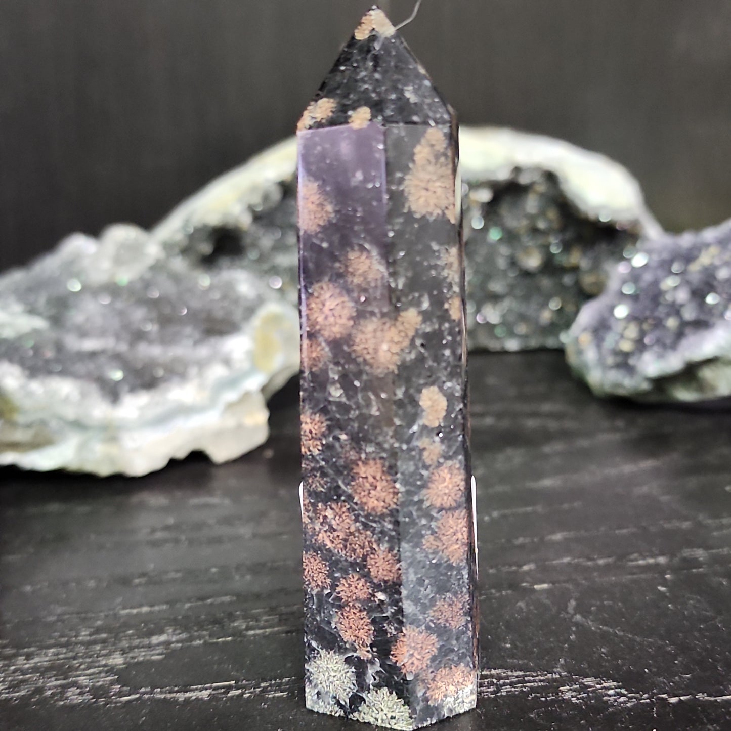 Red Snowflake Obsidian Tower