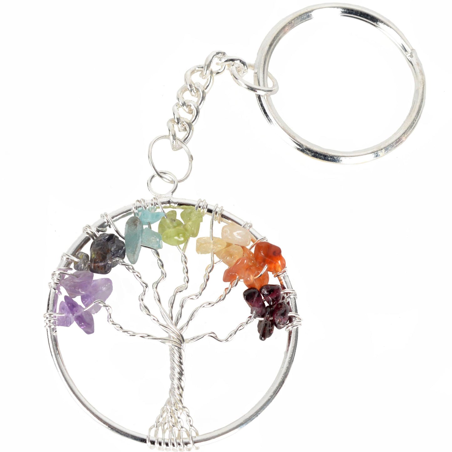 Tree Of Life Chakra Keychain