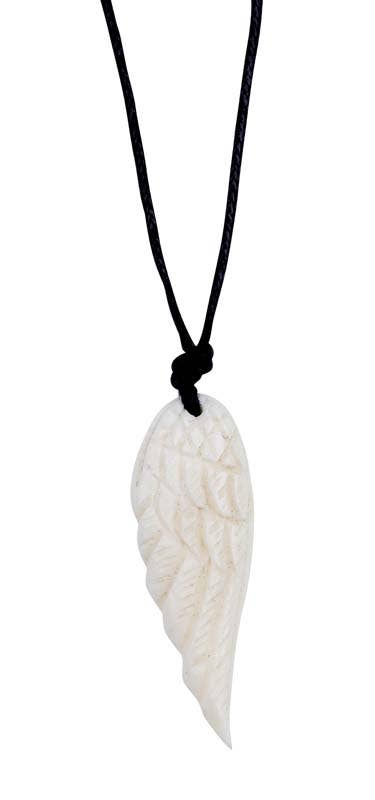 Carved Bone Necklace