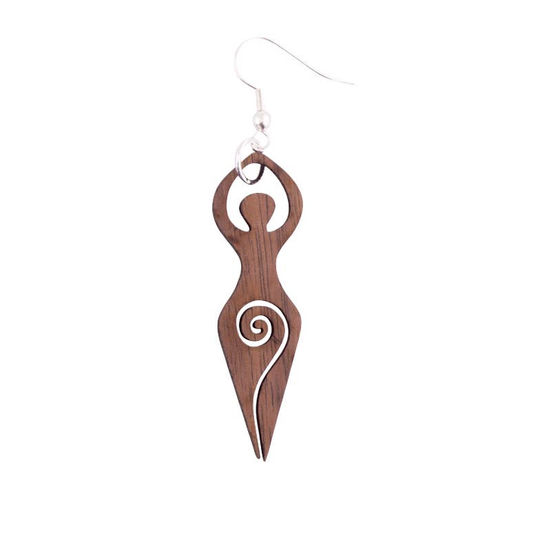 Goddess Wood Earrings