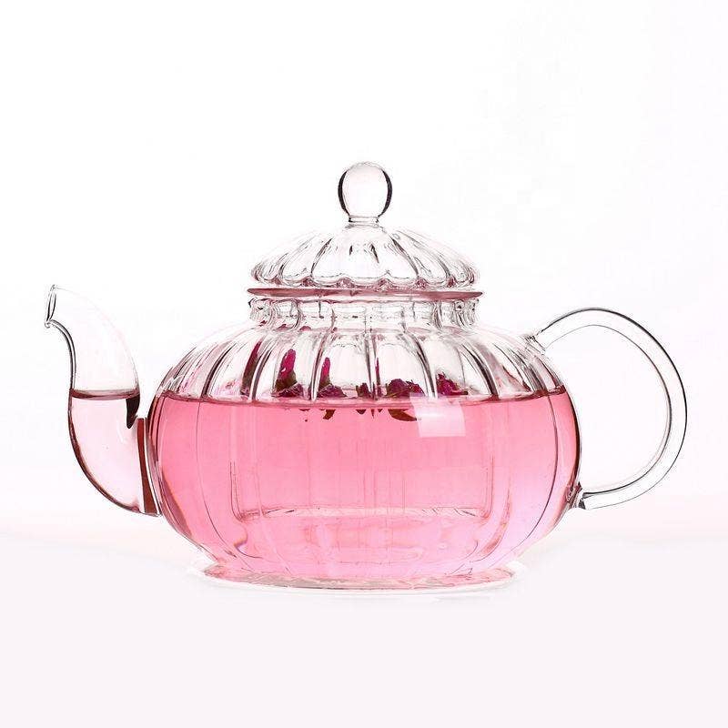 Glass Teapot With Infuser and Lid (20oz.)