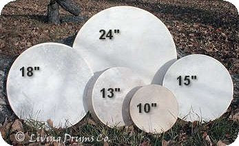 Authentic Native American Buffalo Drums