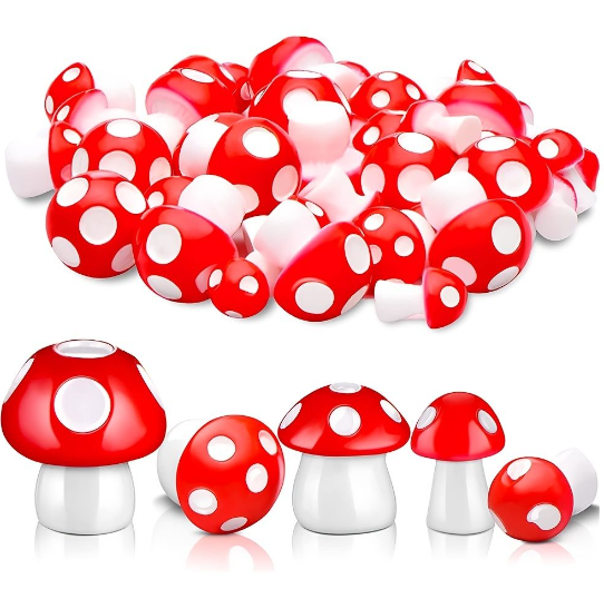 Mini Mushrooms for Fairy Gardens