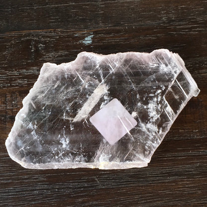 Pink Selenite Slabs