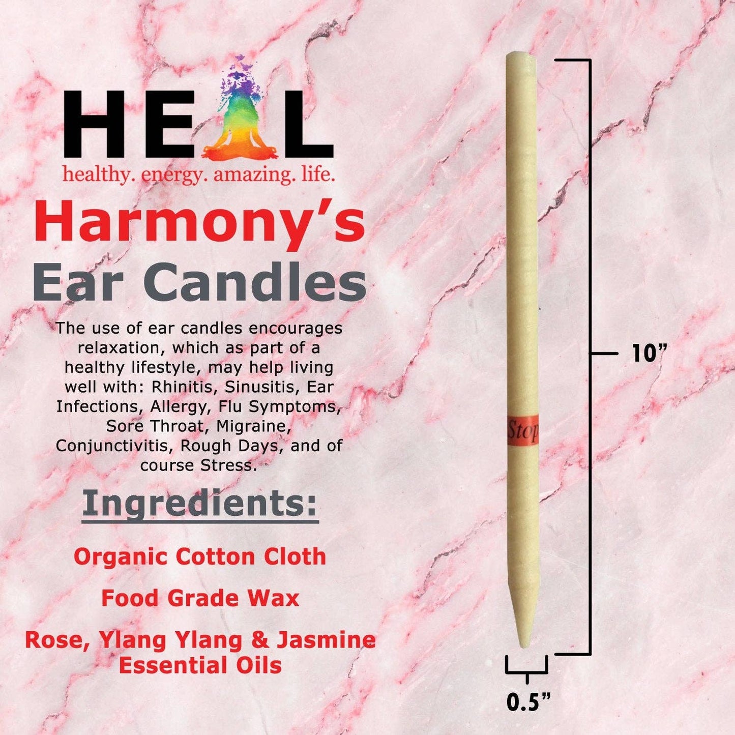 Love Ear Candles by Doc Harmony: 2-Pack