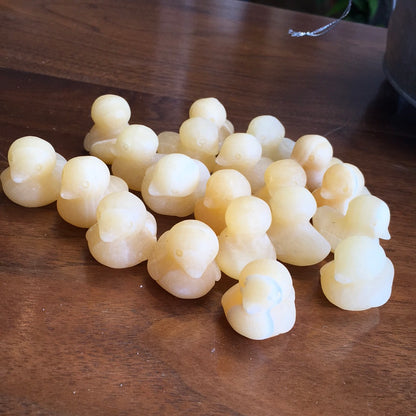 Honey Calcite Mini Ducks