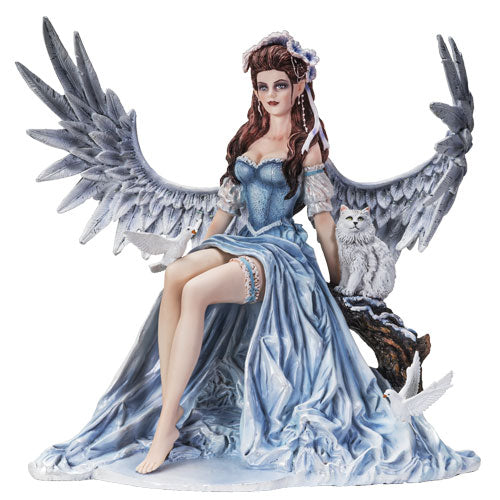 Winter Angel Fairy Statue