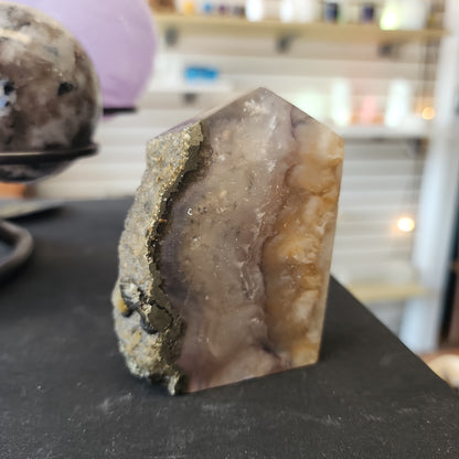 Fluorite with Pyrite Towers