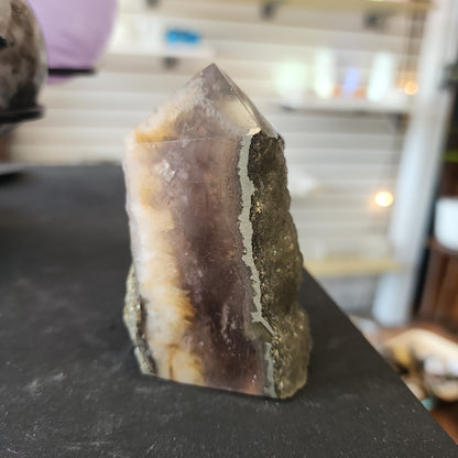 Fluorite with Pyrite Towers