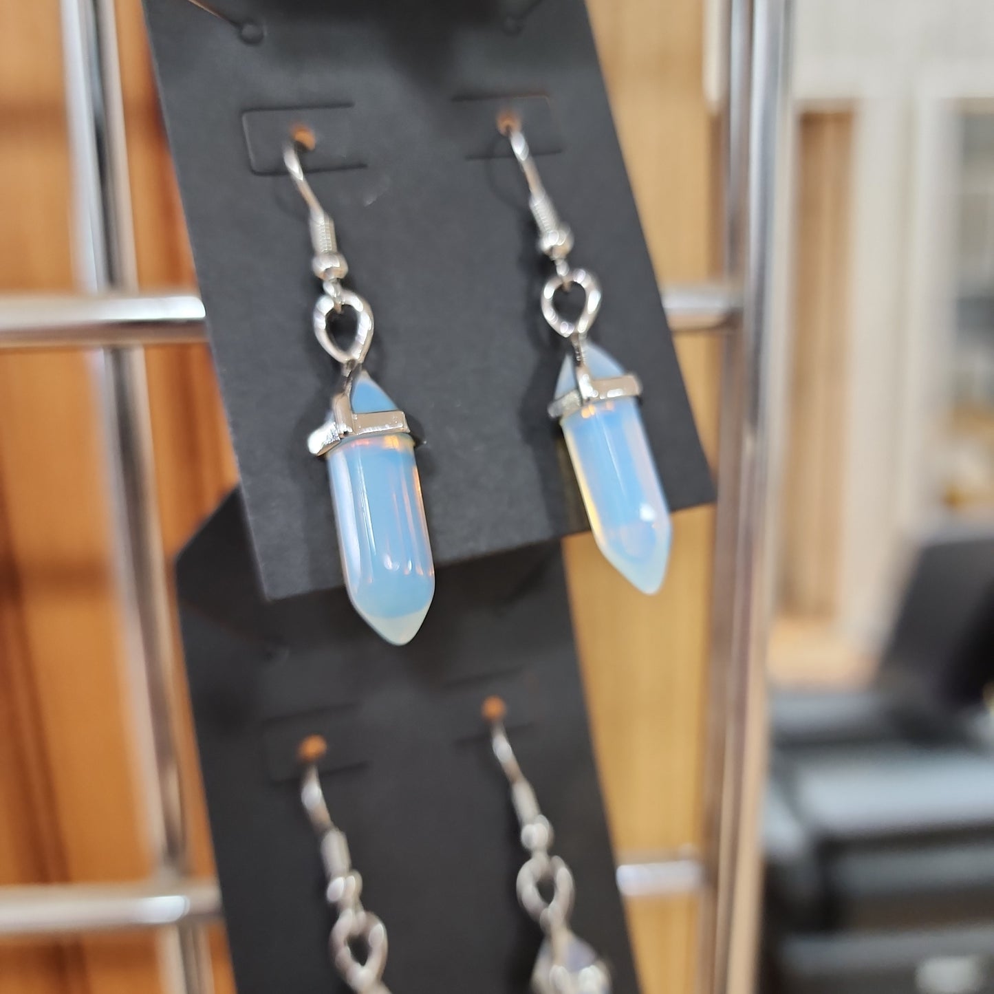 Crystal Bi-Point Earrings