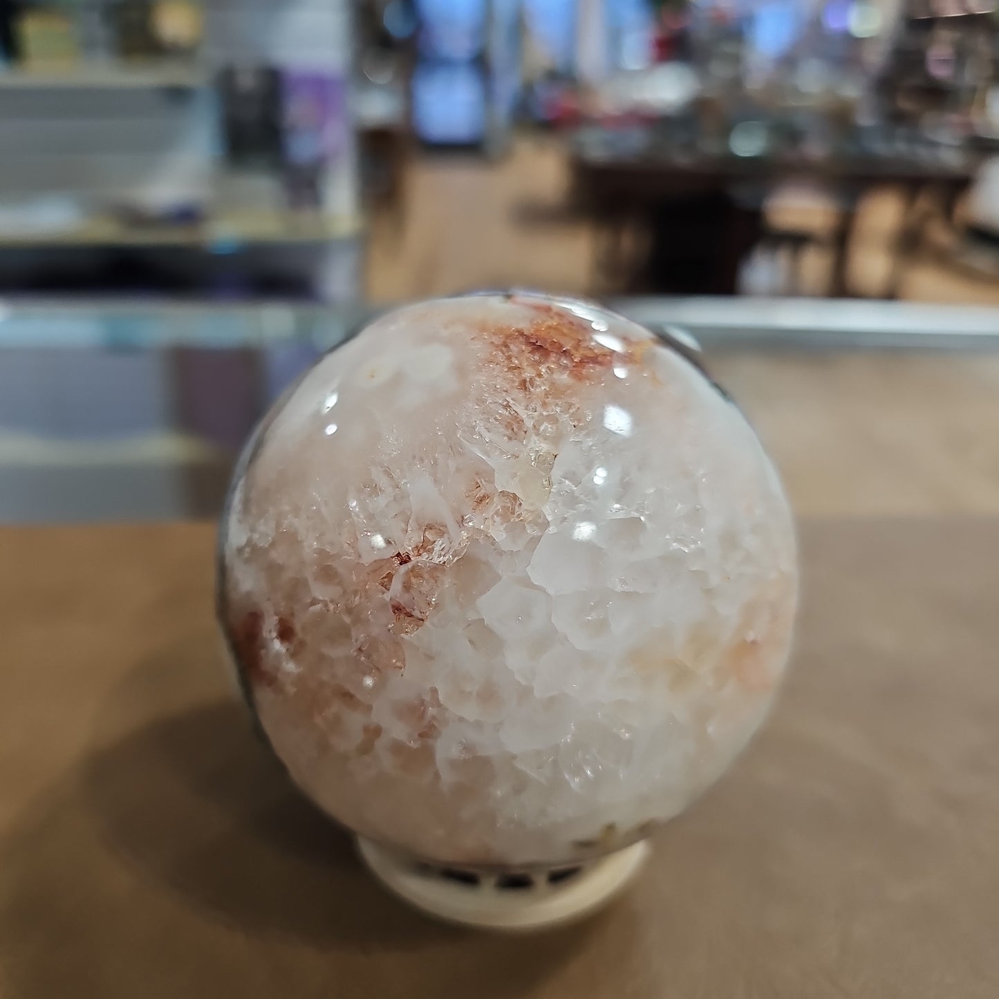 Red Moss Agate Sphere