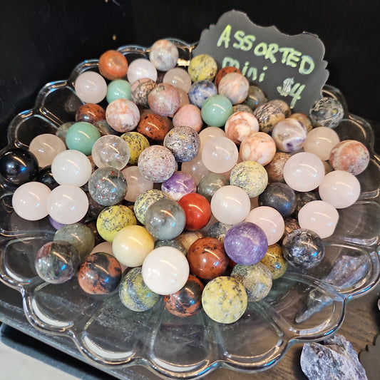 Assorted Crystal Mini Spheres