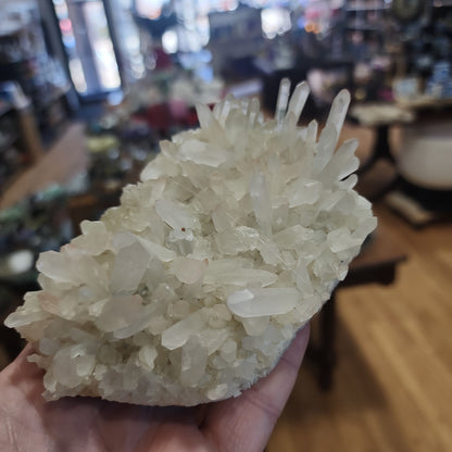 Large Quartz Clusters