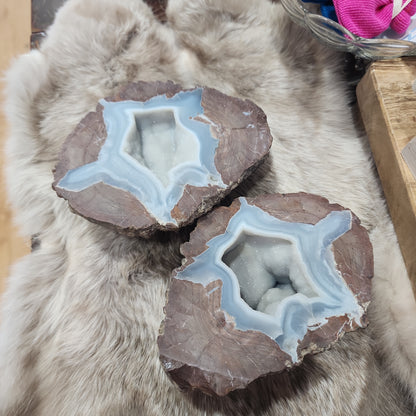 Thunder Egg Dugway Utah Gemy Geode Pair