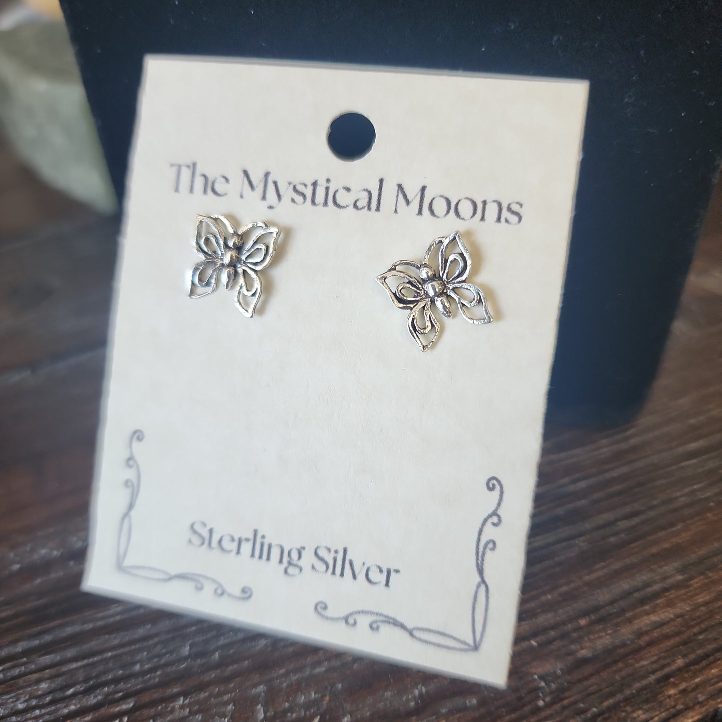 Butterfly Sterling Silver Earrings