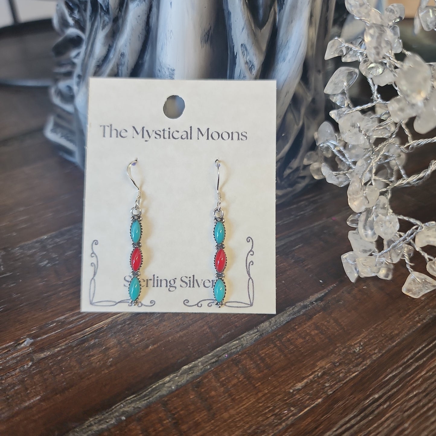 Southwest Turquoise Sterling Silver Earrings