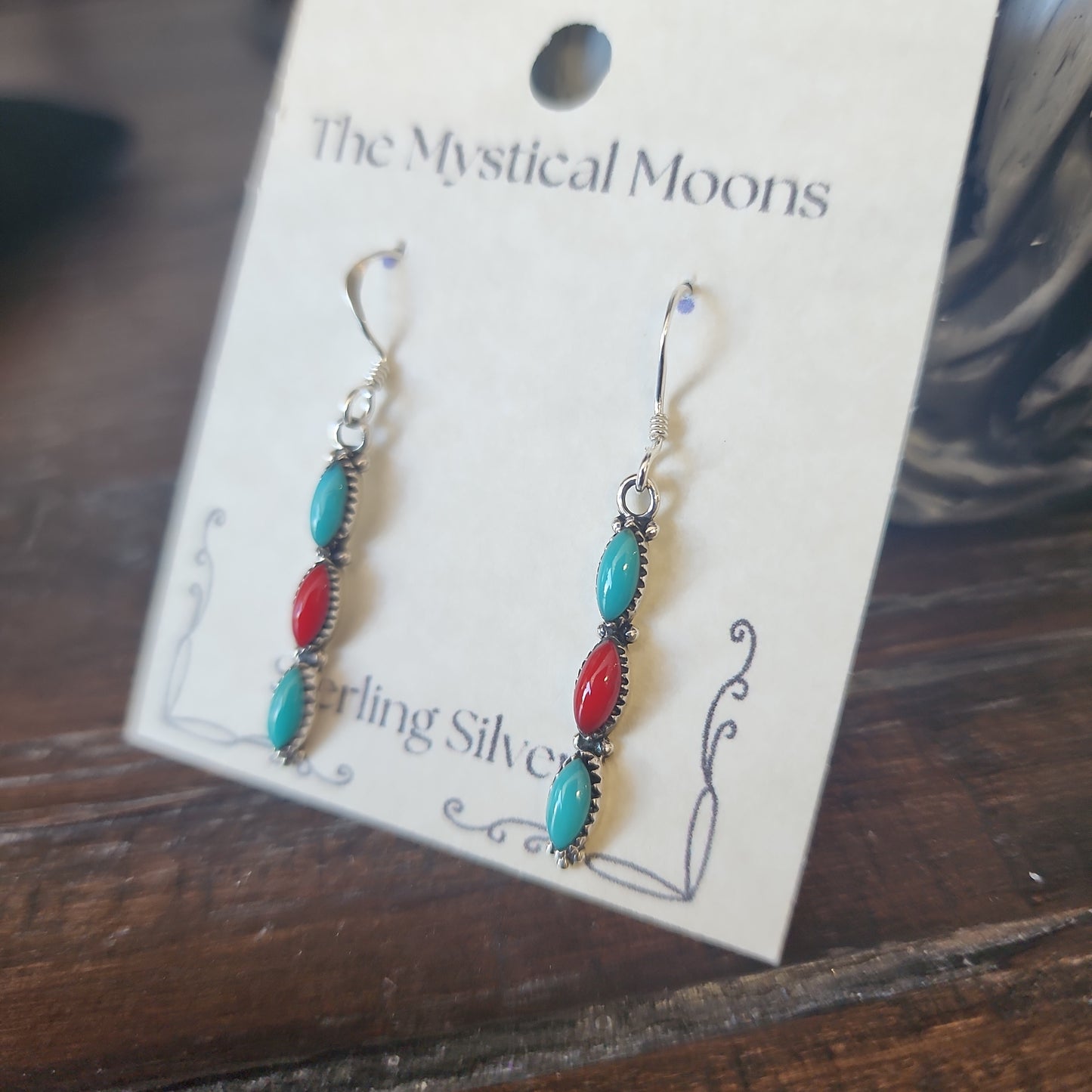 Southwest Turquoise Sterling Silver Earrings