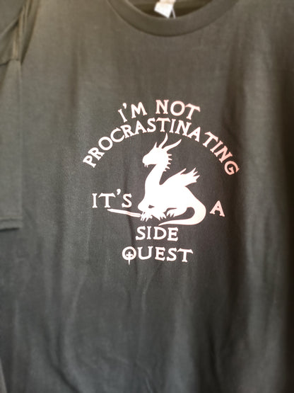 I'm Not Procrastinating  It's A Side Quest - Spiritual Tshirt Designs