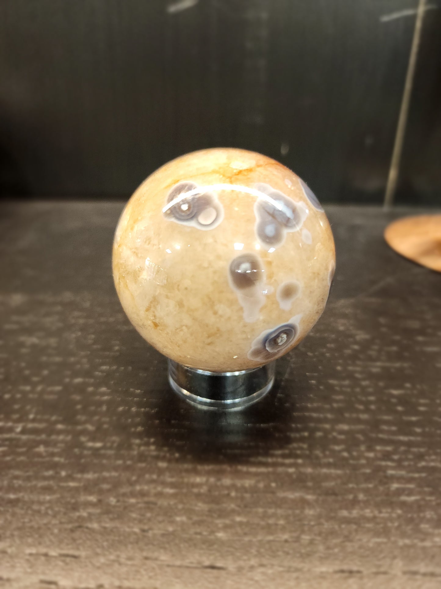 Lavender Cherry Blossom Agate Spheres