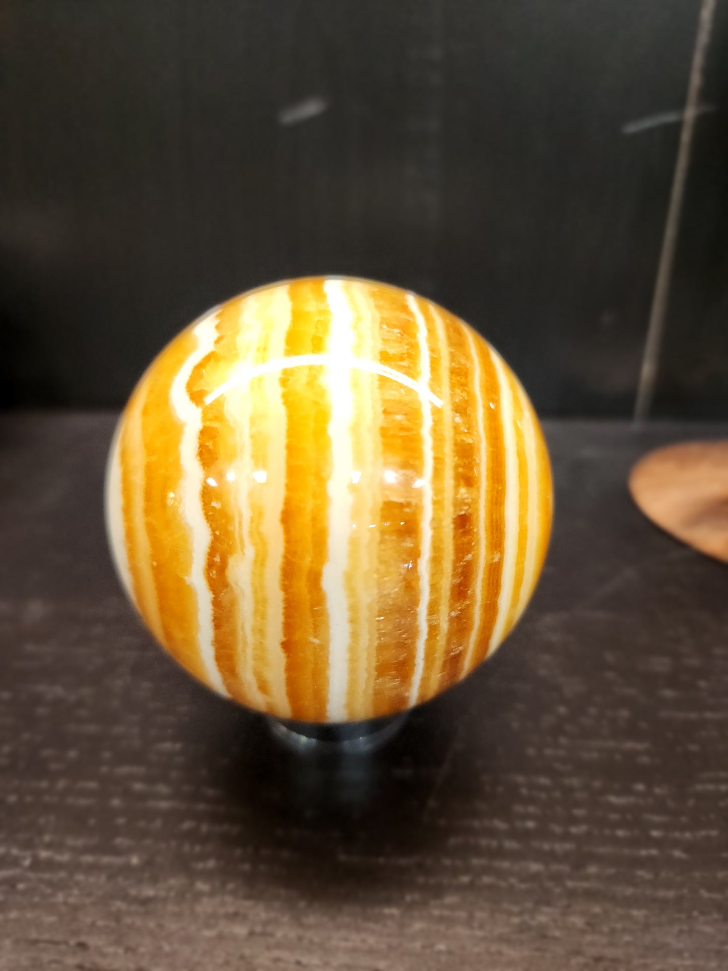 Orange Calcite Spheres