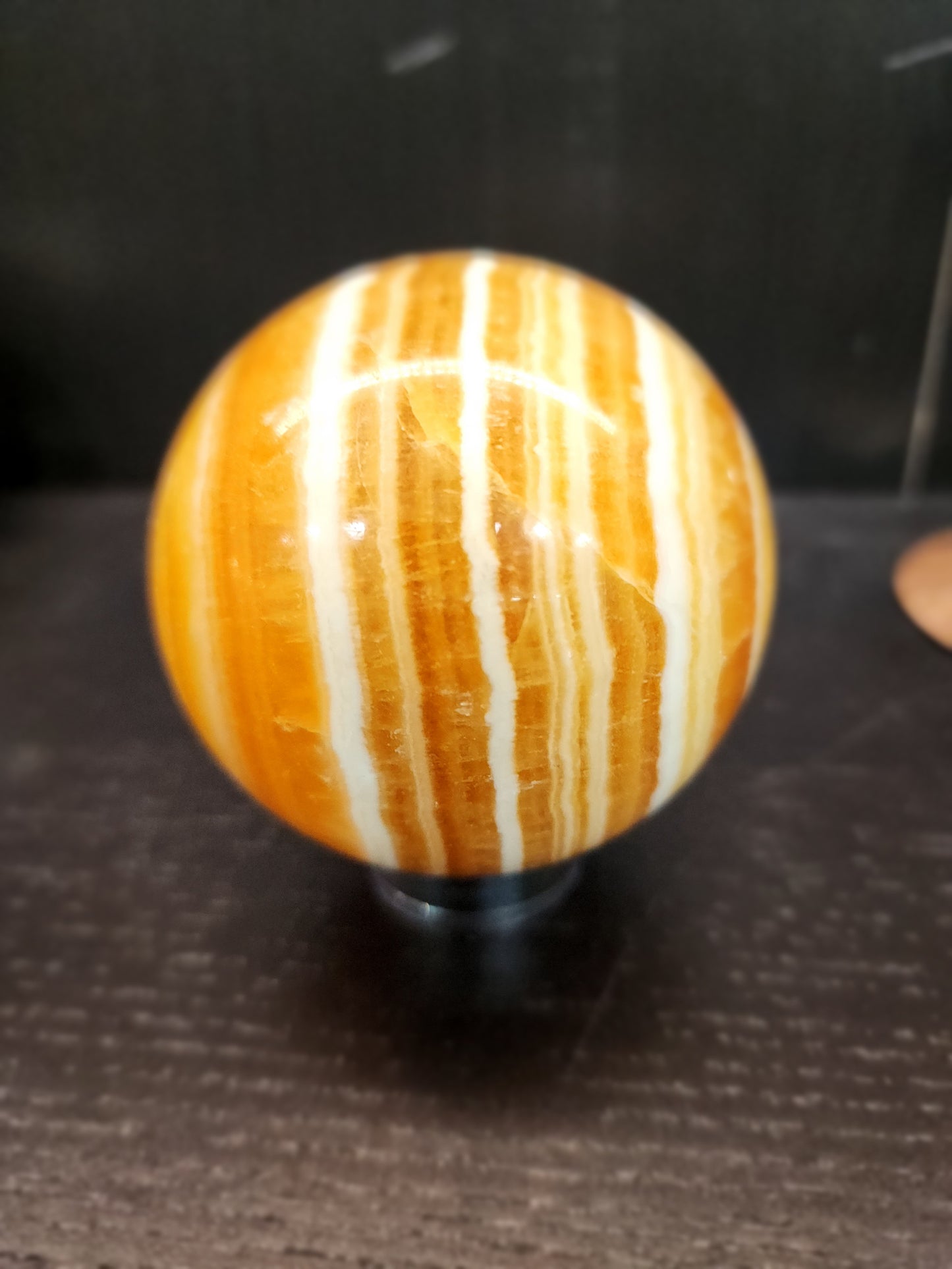 Orange Calcite Spheres