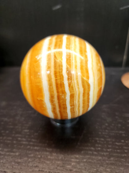 Orange Calcite Spheres