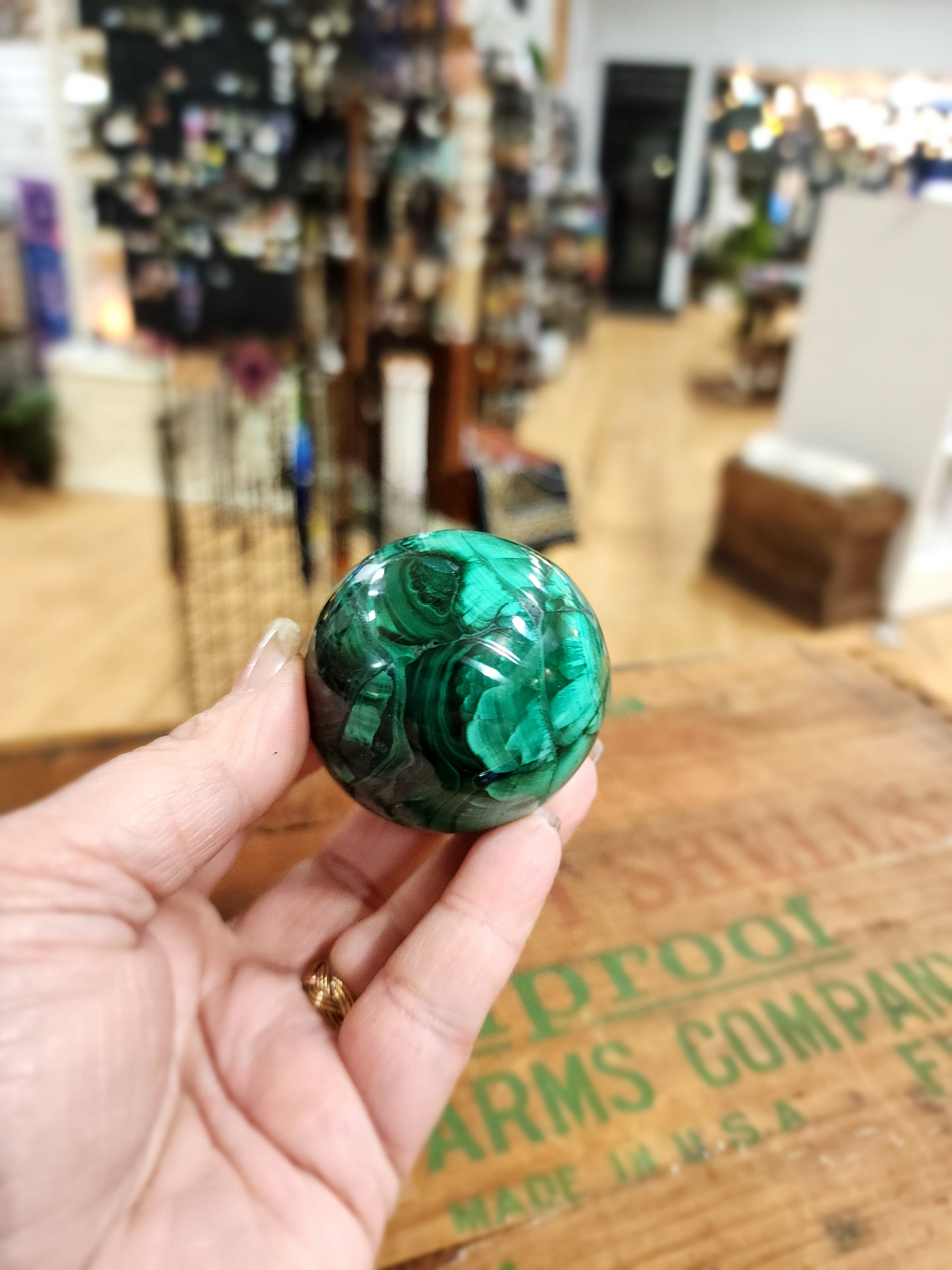 Transformative Beauty: Malachite Sphere