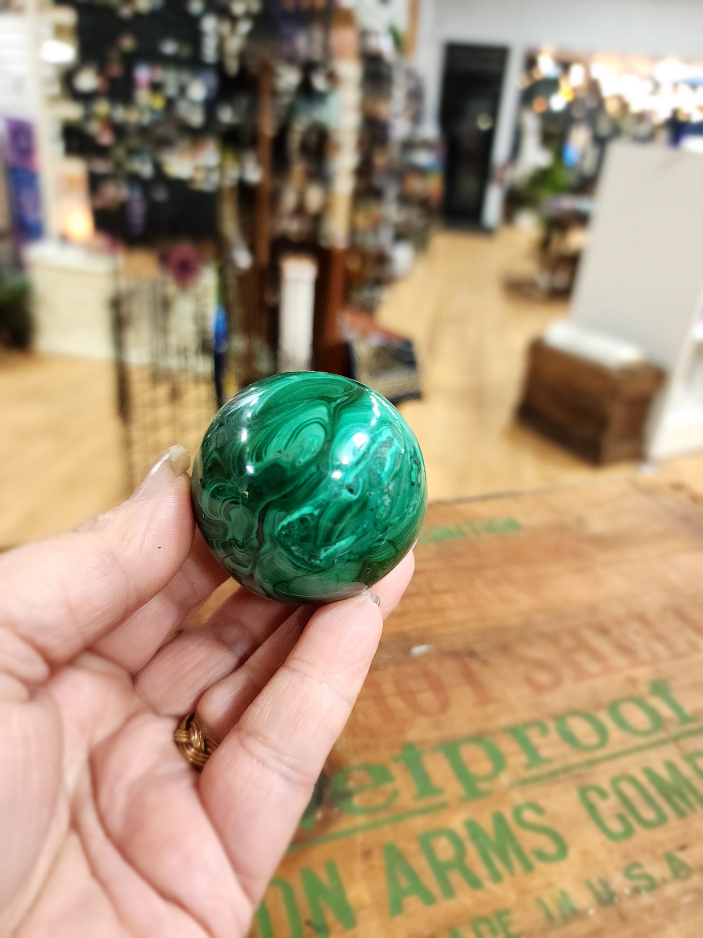 Transformative Beauty: Malachite Sphere