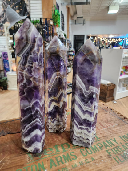 Mystical Elegance: Dream Amethyst Towers