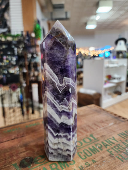 Mystical Elegance: Dream Amethyst Towers