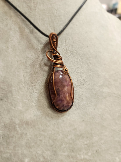 Exquisite Copper Wire Wrapped Stone Pendants