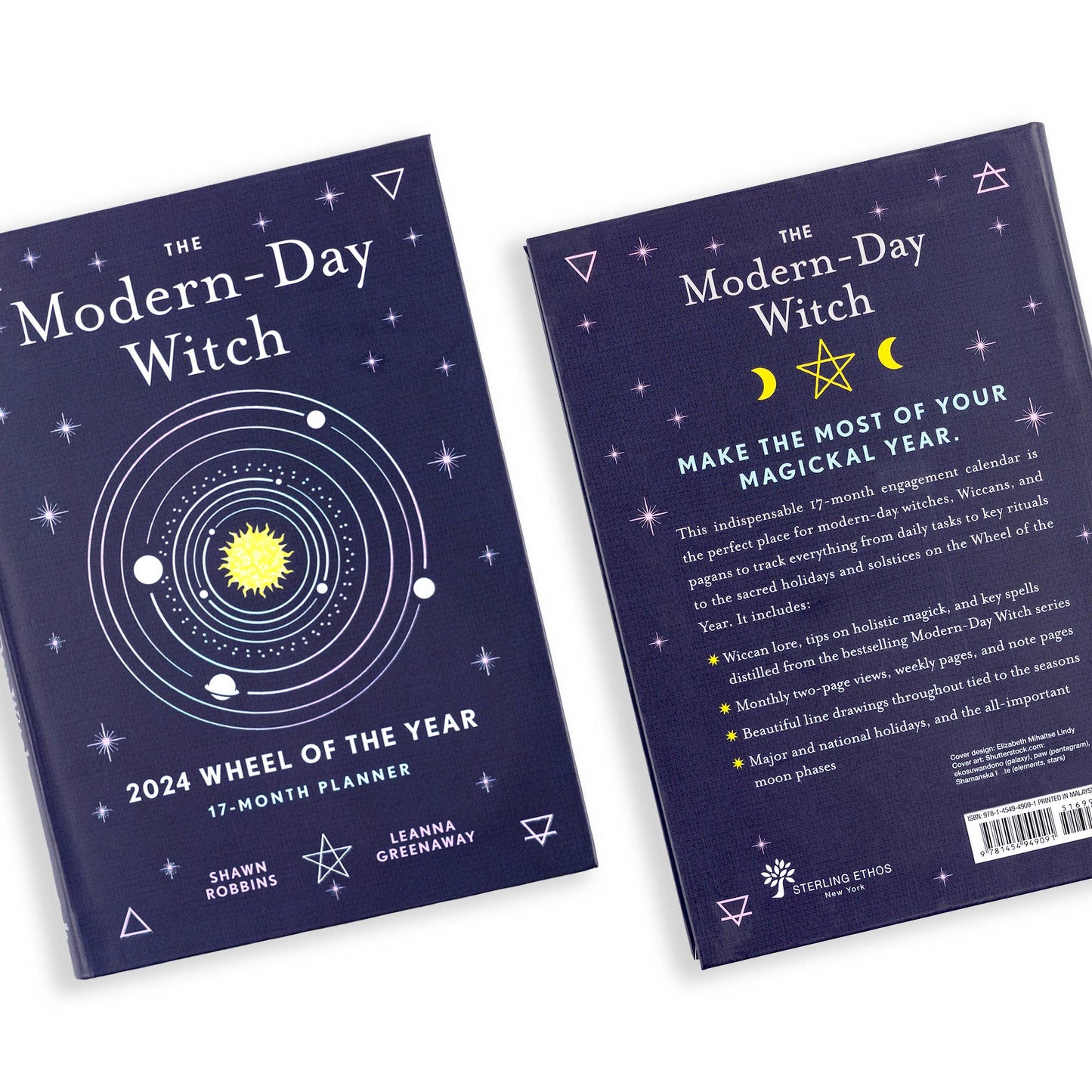 Modern-Day Witch 2024 Wheel of the Year 17-Month Planner