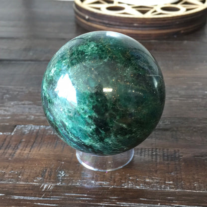 Green Zyosite Spheres