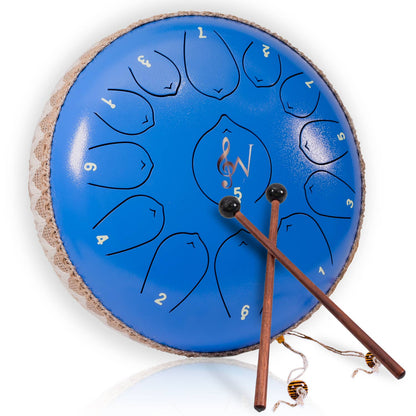 Wise Harmony Steel Tongue Drum 12 Inch 13 Notes: Red