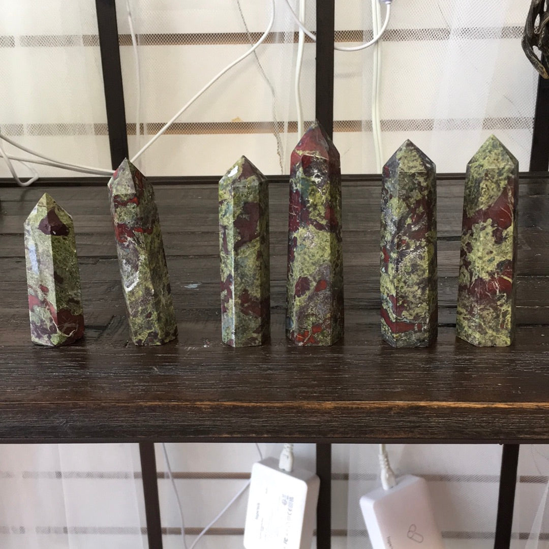 Dragon's Blood Jasper Tower