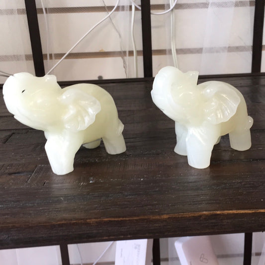 Jade Elephant Carvings