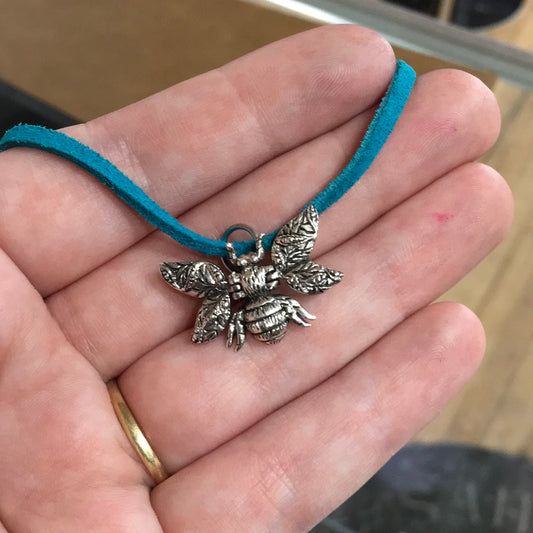 Sterling Silver Bumble Bee Pendant