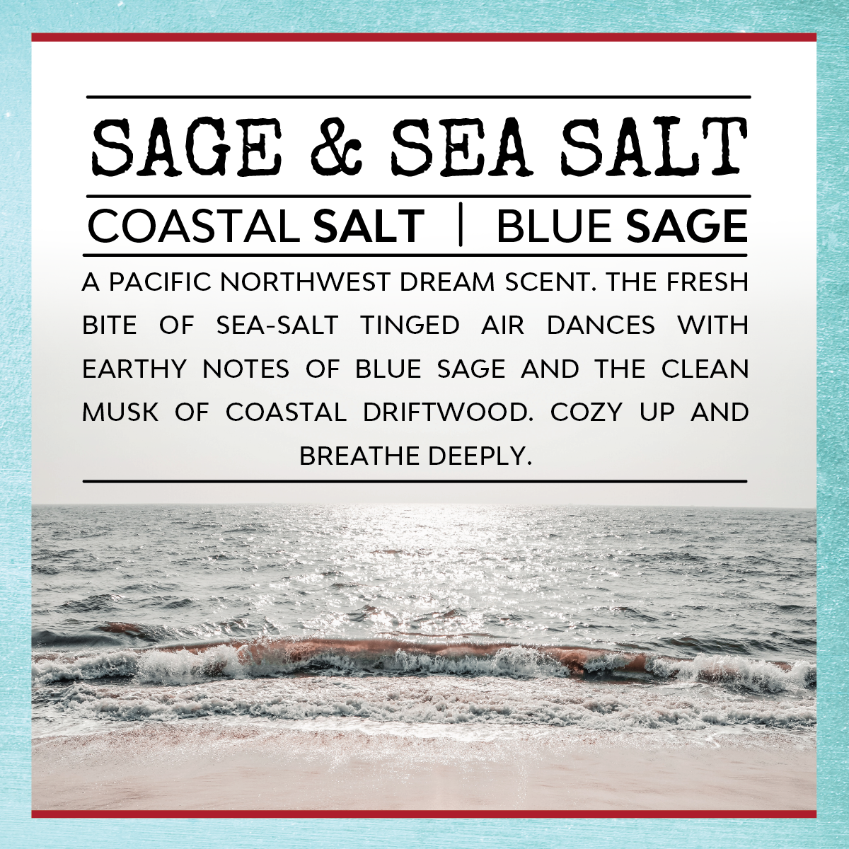 I Burn Sage, Cannabis & Bridges - Scent: Sage & Sea Salt