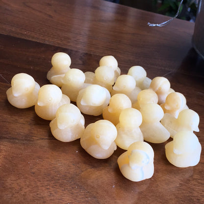 Honey Calcite Mini Ducks