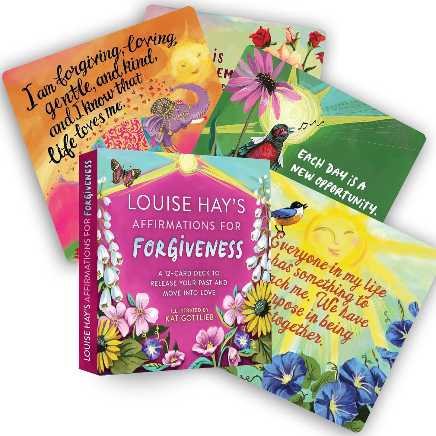 Louise Hay's Affirmations for Forgiveness: A 12-Card Deck to Release Your Past and Move into Love Cards