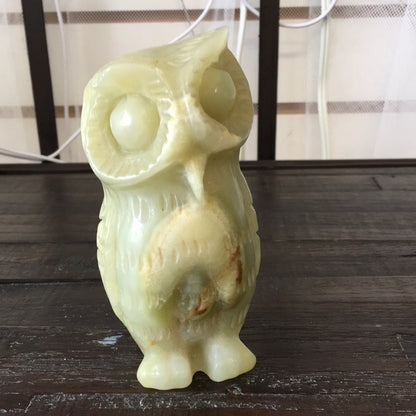 Jade Owl Carvings