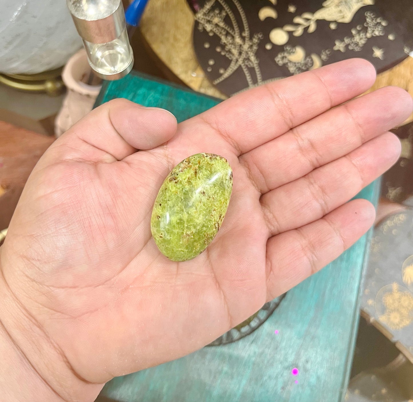 Green Opal Mini Palmstones