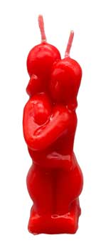 5 " Lovers Red Candle