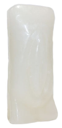 5 1/2" White Female Gender candle