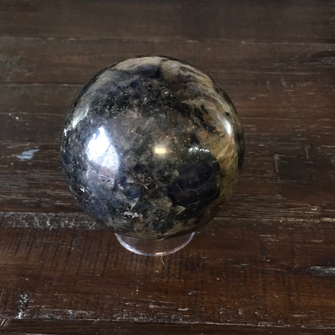 Iolite Third Eye Spheres